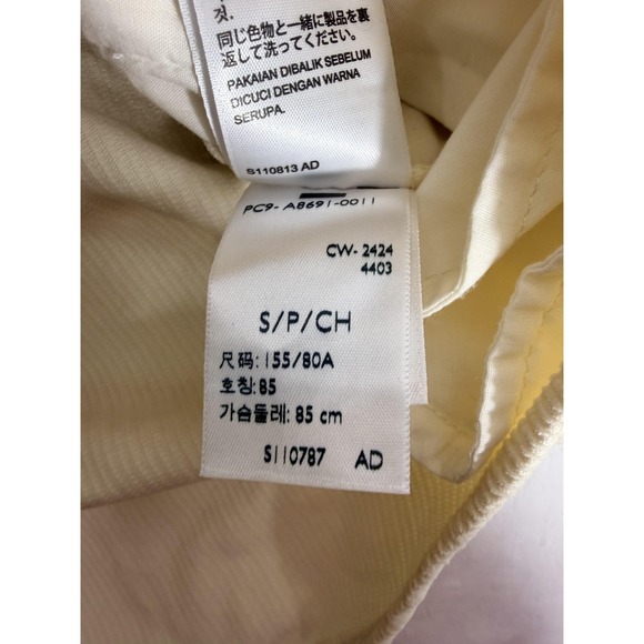 Levi's Shirt Womens Small White Corduroy Button Front Long Sleeve Top Casual - Picture 8 of 9